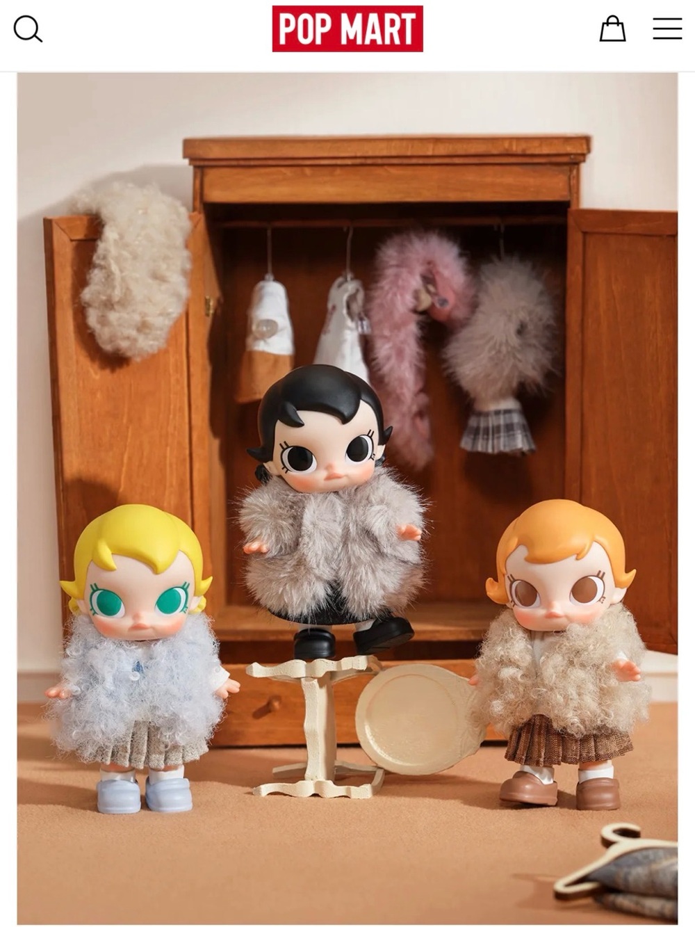 💯 Authentic POP MART Molly Winter Fit secret + free molly gift NWT - Picture 8 of 14